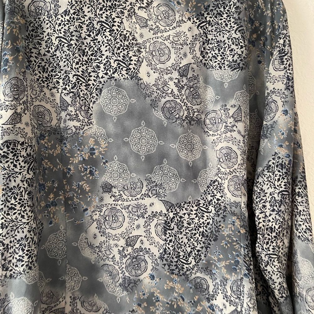 Lane Bryant patch work button up - Picture 5 of 6